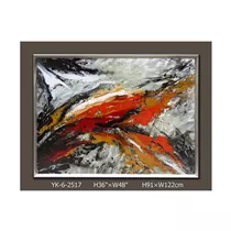 MAXPHIL living - Wandbild Motiv D auf Metall, mit Rahmen