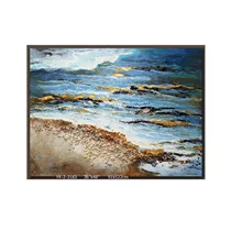 MAXPHIL living - Wandbild Strand auf Leinwand