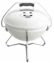 Weber Holzkohlegrill - Weber Kompaktgrill Smokey Joe Ø37 - Elfenbeinweiß