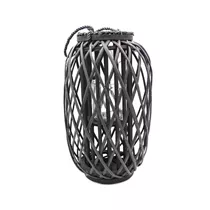 MAXPHIL living - Weidenlaterne schwarz 45 cm