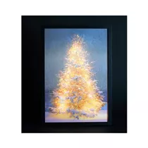 LED 3D Bild - Weihnachtsbaum mit Rahmen LED 3D Bild - Weihnachtsbaum mit Rahmen