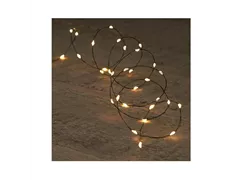 LED Lichterkette - Wire Schwarzdraht 100L / 5M warmweiß für Innen LED Lichterkette - Wire Schwarzdraht 100L / 5M warmweiß für Innen