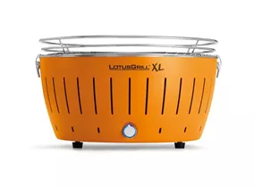 LotusGrill - XL rauchfreier Holzkohlegrill - Mandarinenorange