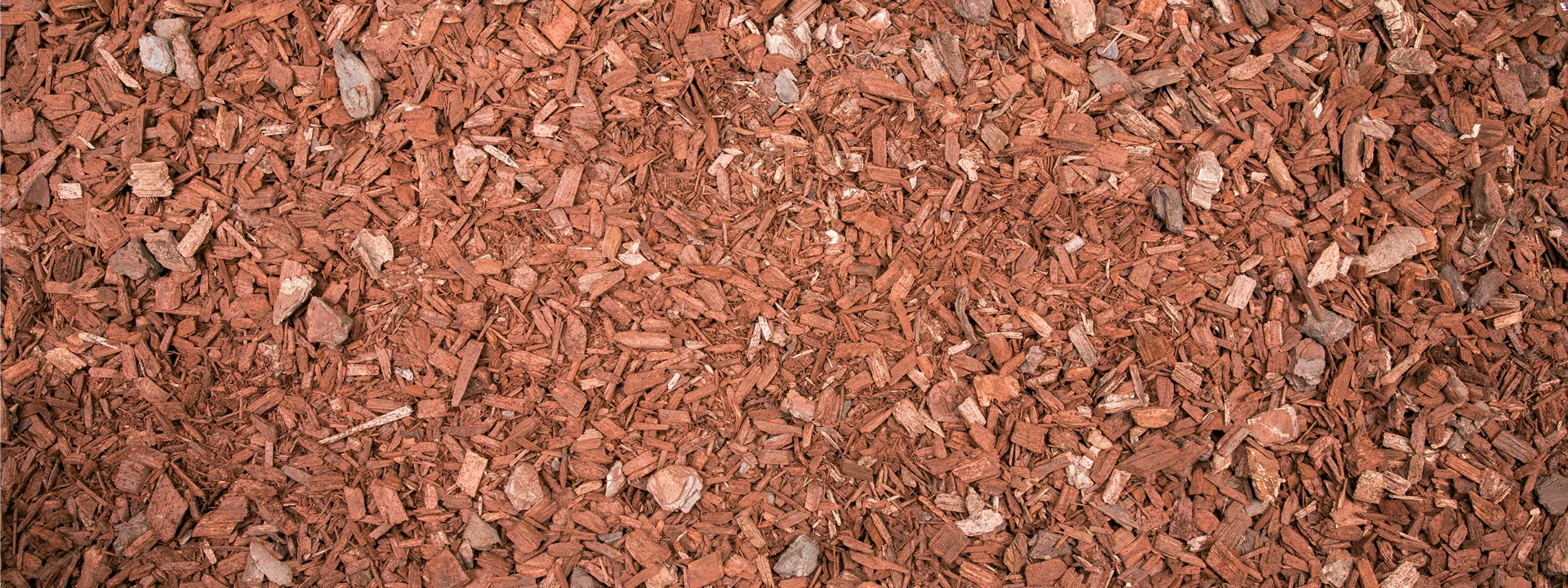 Farbiges Rindenmulch