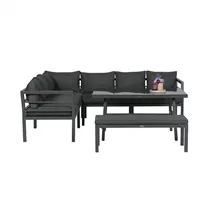 Garden Impressions - Blakes Lounge/Dining Set 4-teilig, carbon black/reflex black Garden Impressions - Blakes Lounge/Dining Set 4-teilig, carbon black/reflex black