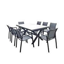 Maxphil Living - Esstischgruppe Paulo, 9-teilig Maxphil Living - Esstischgruppe Paulo, 9-teilig