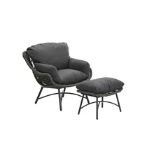 Garden Impressions - Logan Sessel mit Fußbank