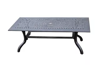 MAXPHIL living - Tisch Shettfield 211,5x111x73cm Aluguss bronze