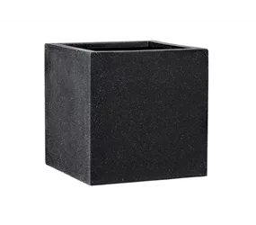 Esteras Fiberglas - Pflanzkübel Arnhem Schwarz