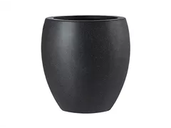 Esteras Fiberglas - Pflanzkübel Almelo Schwarz
