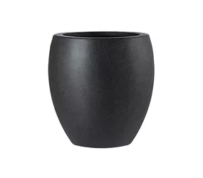 Esteras Fiberglas - Pflanzkübel Almelo Schwarz