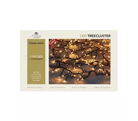 LED Lichterkette - 2,2-2,5M Treecluster 1152L / 15M classic warm für innen & außen LED Lichterkette - 2,2-2,5M Treecluster 1152L / 15M classic warm für innen & außen