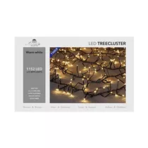 LED Lichterkette - 2,2-2,5M Treecluster 1152L / 15M warmweiß für innen & außen LED Lichterkette - 2,2-2,5M Treecluster 1152L / 15M warmweiß für innen & außen