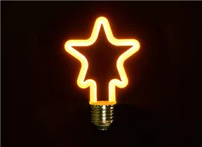 LED Retro Lampe - Stern 82x120 mm 4 W E27