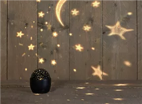 LED Projektor - Stern warmweiß LED Projektor - Stern warmweiß