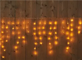 LED Vorhangbeleuchtung - Icicle 180L 360X70 cm classic warm