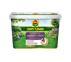 Compo - Rasendünger 4 in1 Unkraut & Moos 6kg