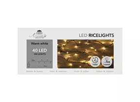 LED Lichterkette - Ricelight 40 LED 2 m warmweiß