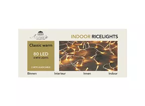 LED Lichterkette - Ricelight 80 LED 4 m classic warm