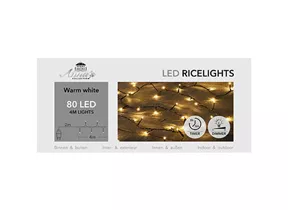 LED Lichterkette - Ricelight 80 LED 4 m warmweiß