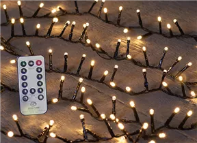 LED Lichterkette - Ivy 500 LED 12 m mit Fernbedienung 4 warmweiß