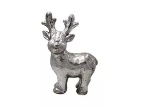 Maxphil Living - Hirsch stehend, silbern