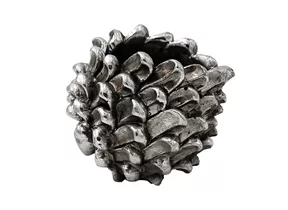 Maxphil Living - Übertopf Zapfenform, silbern