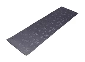 mit Hirsch Tanne - Stofftischläufer, dunkelgrau