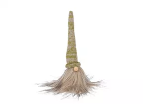 mit Mütze - Stoffwichtel grün