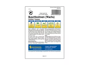 Kiepenkerl Saatgut - Buschbohnen Golden Teepee