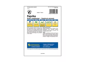 Kiepenkerl Saatgut - Paprika Roter Augsburger Kiepenkerl Saatgut - Paprika Roter Augsburger