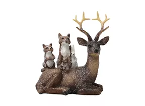 Maxphil Living - Rentier mit zwei Eichhörnchen
